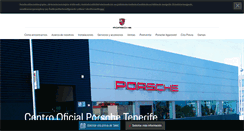 Desktop Screenshot of porsche-tenerife.com